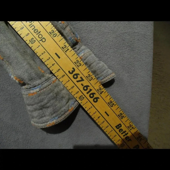 Gramicci Live Free Mens Long Sleeve Shirt Gray Size Large Gorpcore Casual Soft - Picture 6 of 9